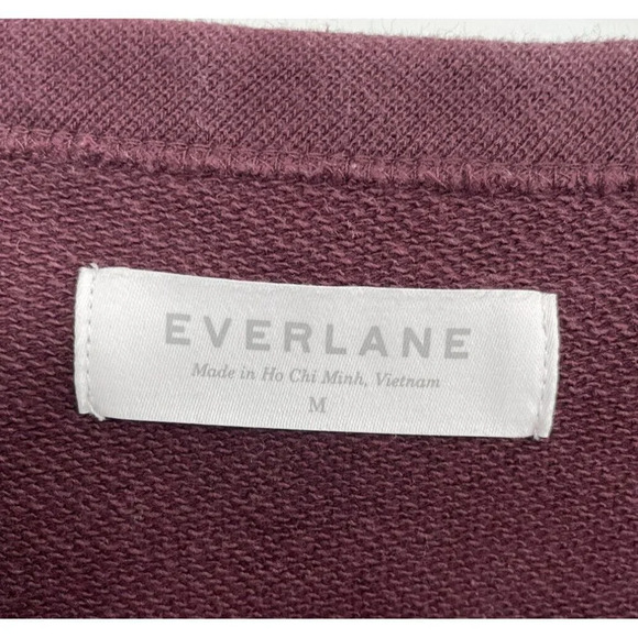 Everlane Womens Size Medium Sweatshirt The 100% Human Typography - Picture 6 of 7